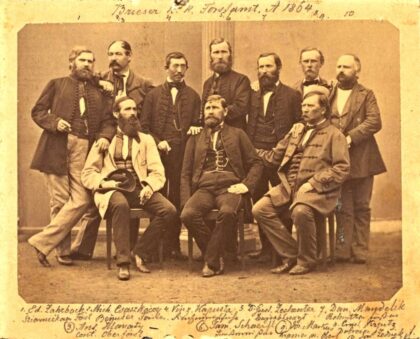 Zechenter Laskomerský v hornom rade v strede 1860