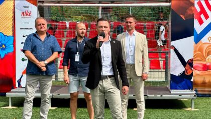Zľava Ivan Šabo, Lukáš Berec, Martin Majling a Peter Králik