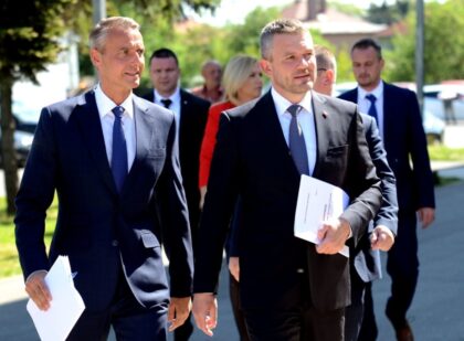 Richard Raši s Petrom Pellegrinim