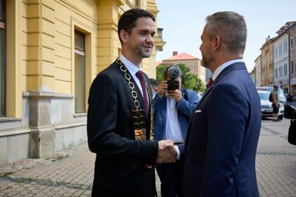 Župan Ondrej Lunter s prezidentom Petrom Pellegrinim