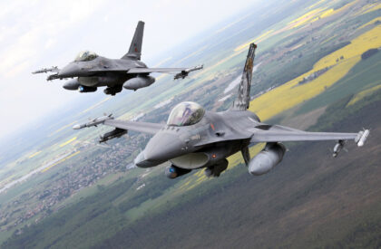 Prílet stíhačiek F16