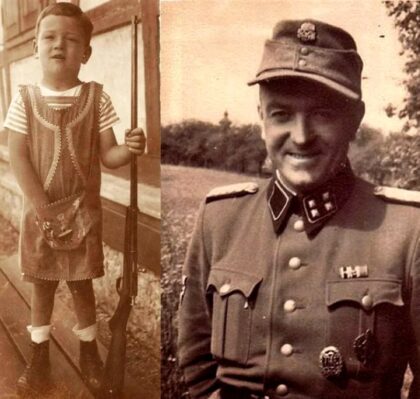 Gerhard Bast ako chlapec a nacista