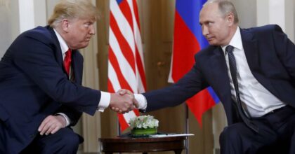Donald Trump a Vladimir Putin