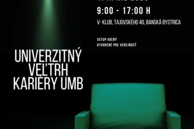 Univerzitný veľtrh kariéry UMB plagát