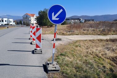 vyústenie novej cesty na pršianskej terase1