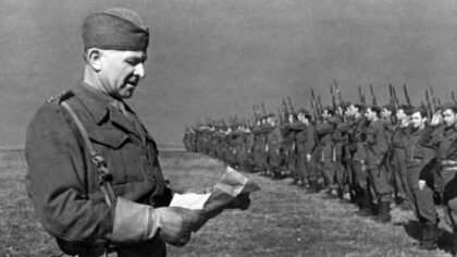 Veliteľ 1. československého armádneho zboru Ludvík Svoboda
