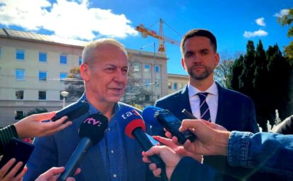 Zľava Ján Nosko a Ondrej Lunter