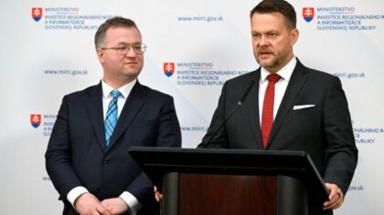 Zľava Radomír Šalitroš a Samuel Migaľ