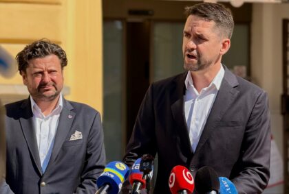 Zľava Mikuláš Pál a Ondrej Lunter