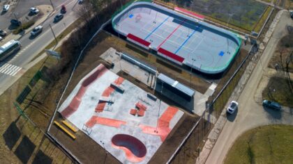 Skatepark a hokejbalové ihrisko na Tajovského ulici