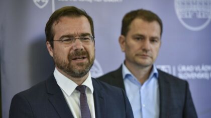Marek Krajčí s Igorom Matovičom