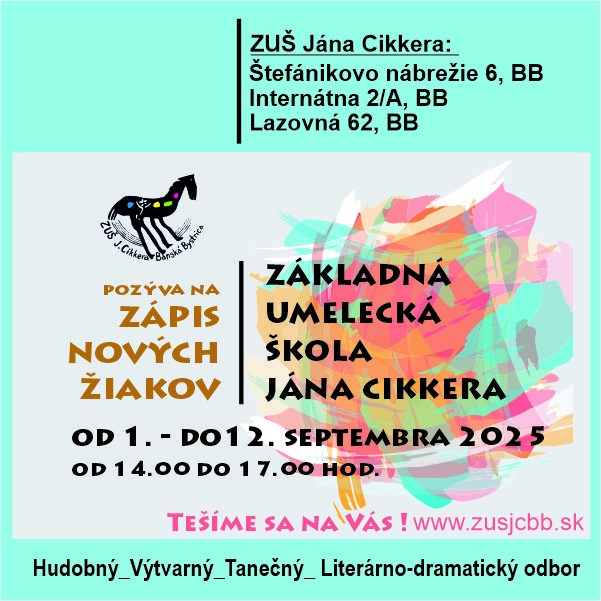 ZÁKLADNÁ UMELECKÁ ŠKOLA – Jána Cikkera Banská Bystrica