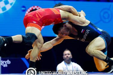 74kg FS - Kota Takahashi (JPN) df. Taimuraz Salkazanov (SVK)