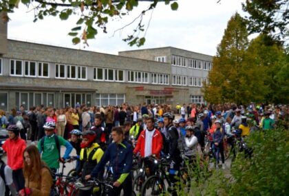 Taják na bicykli
