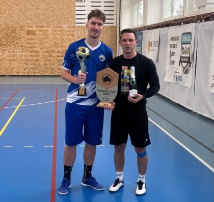 Kapitán víťazného tímu Podsitniansko s Martinom Majlingom