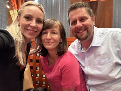 Zľava Diana Javorčíková, Ivana Figuli a Ľuboš Vrbický