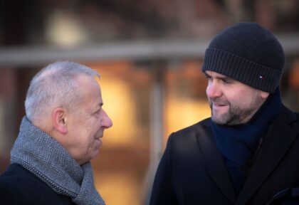 Zľava Ján Nosko a Ondrej Lunter