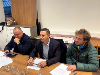 Zľava Ivan Šabo, Martin Majling a Ondrej Chramec