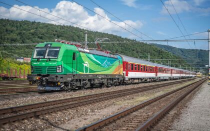Najmodernejší rušeň ZSSK Vectron Siemens