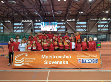 Výprava atlétov AK ŠK UMB Banská Bystrica na MSR juniorov