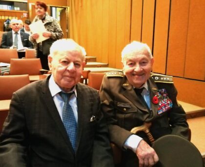 Zľava Pavol Sečkár a Vladimír Strmeň