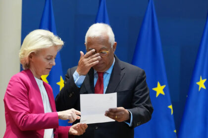 Ursula von der Leien a António Costa