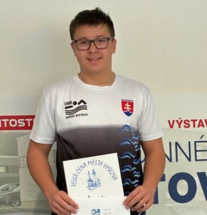 Martin Ďurica - víťaz v hlavnej disciplíne 400 m voľný spôsob