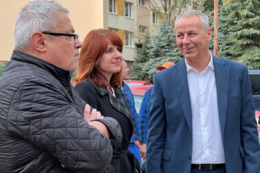 Zľava Peter Suchý, Marianna Klobušická a Ján Nosko