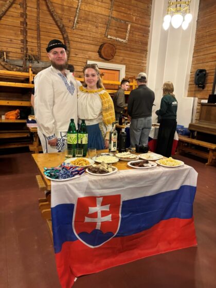 Natália a Peter vo Fínsku