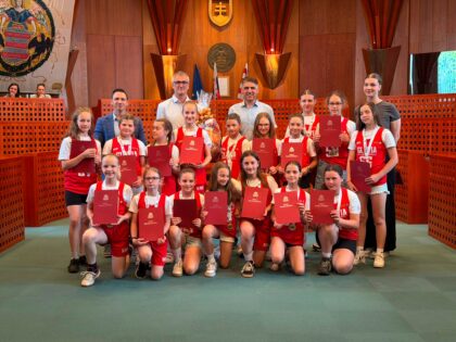 Basketbalistky Slávie ŠKP Banská Bystrica U11