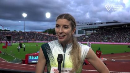 Emma Zapletalová po víťaznom behu Diamantovej ligy v Oslo