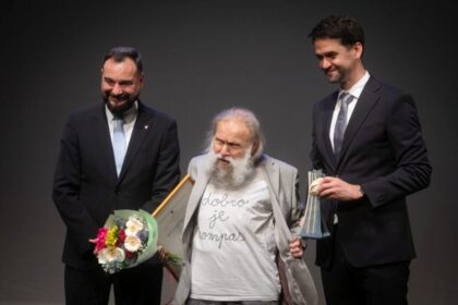 Zľava Peter Černek, Dušan Krnáč a Ondrej Lunter