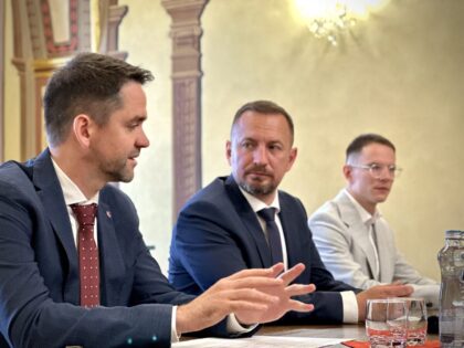Zľava Ondrej Lunter, Jakub Gajdošík a Jaroslav Dodok
