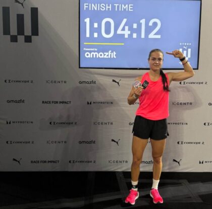 Natália na MS HYROX v Stockholme