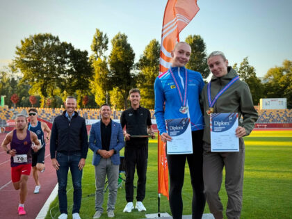 Majstrovstvá Slovenska v atletike - oceňovanie Viky Forster