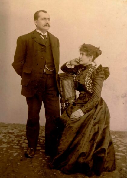 Ján Vesel s manželkou Kornéliou