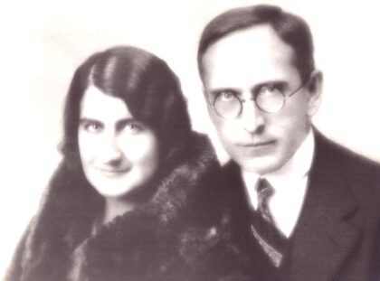 Ludvík Nábělek st. s manželkou Elenou