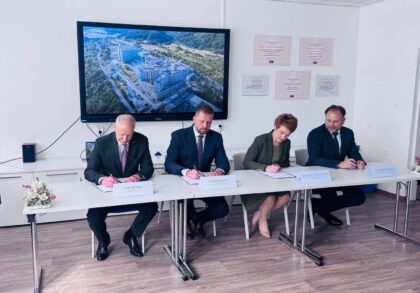 Zľava Ján Nosko, Kamil Šaško, Miriam Lapuníková a Tomáš Rusiňák