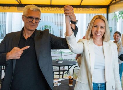 Ivan Korčok a Diana Javorčíková z PS