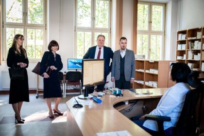 Prehliadka obnovených priestorov TUZVO