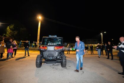Krst novej štvorkolky pre DHZ Hrochoť ministrom vnútra