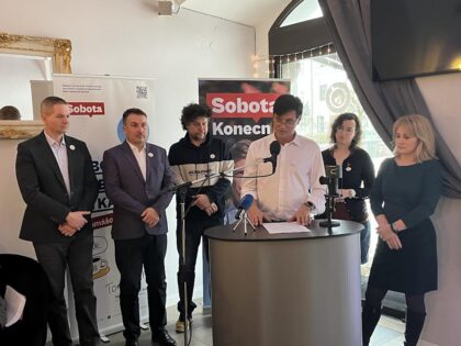 Ohlásenie kandidatúry Tomáša Sobotu